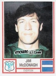 Sticker Jim McDonagh - UK Football 1980-1981 - Panini