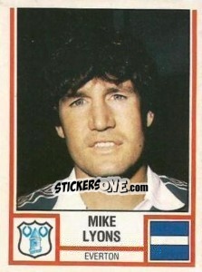 Cromo Mike Lyons - UK Football 1980-1981 - Panini