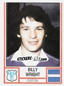Sticker Billy Wright - UK Football 1980-1981 - Panini