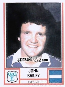 Sticker John Bailey - UK Football 1980-1981 - Panini