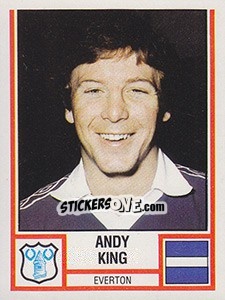 Figurina Andy King - UK Football 1980-1981 - Panini