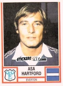 Sticker Asa Hartford - UK Football 1980-1981 - Panini