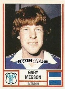 Cromo Gary Megson - UK Football 1980-1981 - Panini