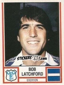 Cromo Bob Latchford - UK Football 1980-1981 - Panini