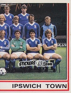 Sticker Team Photo (puzzle 2) - UK Football 1980-1981 - Panini