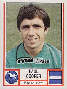 Sticker Paul Cooper - UK Football 1980-1981 - Panini