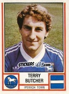 Figurina Terry Butcher - UK Football 1980-1981 - Panini