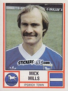 Cromo Mick Mills - UK Football 1980-1981 - Panini