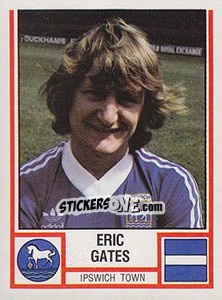 Sticker Eric Gates - UK Football 1980-1981 - Panini