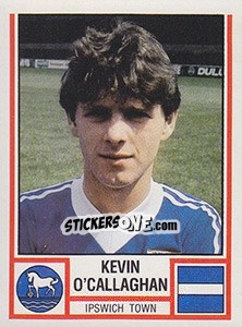 Figurina Kevin O'Callaghan - UK Football 1980-1981 - Panini