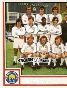 Sticker Team Photo (puzzle 1) - UK Football 1980-1981 - Panini