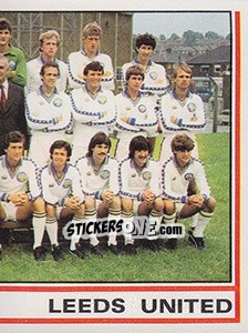 Figurina Team Photo (puzzle 2) - UK Football 1980-1981 - Panini