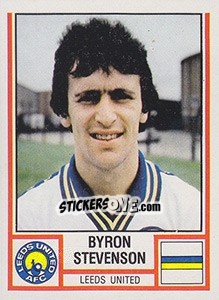 Figurina Byron Stevenson - UK Football 1980-1981 - Panini