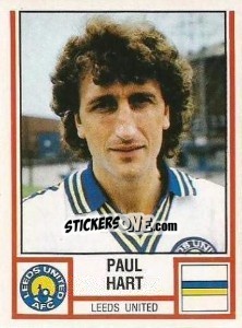 Sticker Paul Hart - UK Football 1980-1981 - Panini