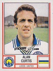 Figurina Alan Curtis - UK Football 1980-1981 - Panini
