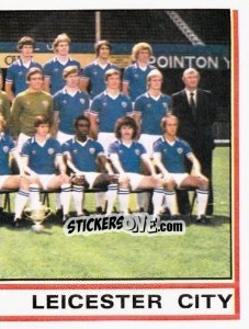 Sticker Team Photo (puzzle 2) - UK Football 1980-1981 - Panini