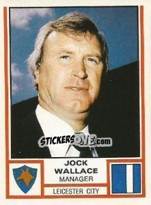 Cromo Jock Wallace - UK Football 1980-1981 - Panini