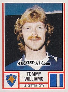 Figurina Tommy Williams - UK Football 1980-1981 - Panini