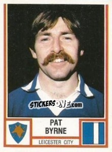 Figurina Pat Byrne - UK Football 1980-1981 - Panini