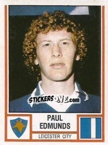 Cromo Paul Edmunds - UK Football 1980-1981 - Panini