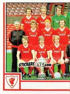 Sticker Team Photo (puzzle 1) - UK Football 1980-1981 - Panini