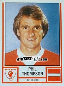 Cromo Phil Thompson - UK Football 1980-1981 - Panini