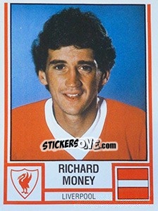 Figurina Richard Money - UK Football 1980-1981 - Panini