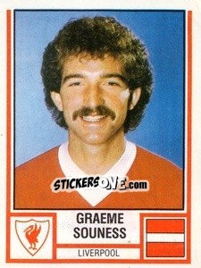 Figurina Graeme Souness - UK Football 1980-1981 - Panini