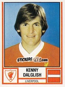 Cromo Kenny Dalglish - UK Football 1980-1981 - Panini