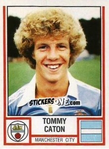 Sticker Tommy Caton - UK Football 1980-1981 - Panini