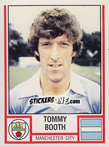 Sticker Tommy Booth - UK Football 1980-1981 - Panini