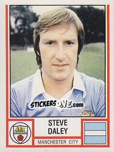 Sticker Steve Daley - UK Football 1980-1981 - Panini