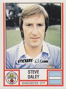 Figurina Steve Daley - UK Football 1980-1981 - Panini