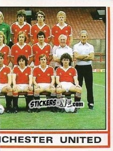 Cromo Team Photo (puzzle 2) - UK Football 1980-1981 - Panini