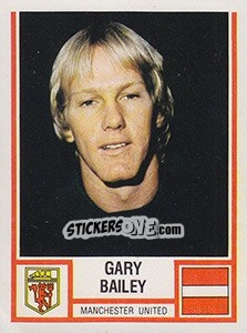 Figurina Gary Bailey - UK Football 1980-1981 - Panini
