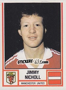 Figurina Jimmy Nicholl - UK Football 1980-1981 - Panini