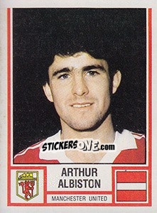 Sticker Arthur Albiston - UK Football 1980-1981 - Panini