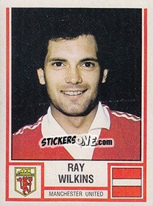 Figurina Ray Wilkins - UK Football 1980-1981 - Panini
