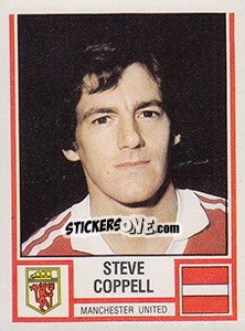 Figurina Steve Coppell - UK Football 1980-1981 - Panini