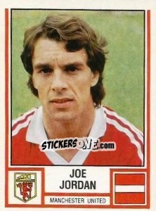 Figurina Joe Jordan - UK Football 1980-1981 - Panini