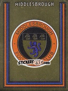 Sticker Badge - UK Football 1980-1981 - Panini