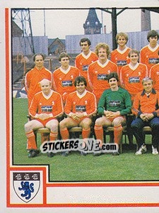 Sticker Team Photo (puzzle 1) - UK Football 1980-1981 - Panini