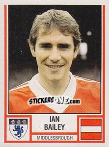 Figurina Ian Bailey - UK Football 1980-1981 - Panini