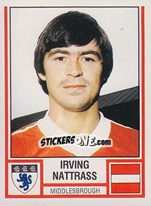 Figurina Irving Nattrass - UK Football 1980-1981 - Panini