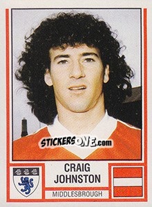 Figurina Craig Johnston - UK Football 1980-1981 - Panini