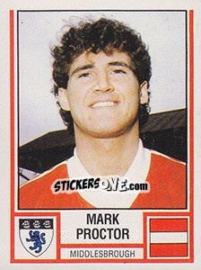 Sticker Mark Proctor - UK Football 1980-1981 - Panini