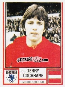 Sticker Terry Cochrane - UK Football 1980-1981 - Panini
