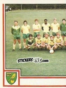 Sticker Team Photo (puzzle 1) - UK Football 1980-1981 - Panini