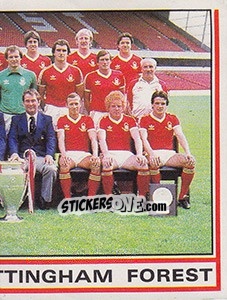 Sticker Team Photo (puzzle 2) - UK Football 1980-1981 - Panini