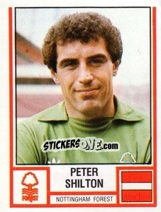 Figurina Peter Shilton - UK Football 1980-1981 - Panini